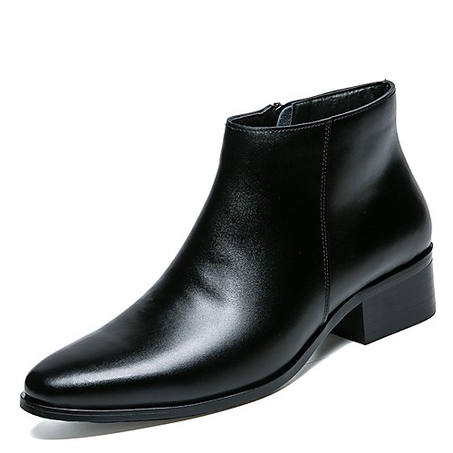 

Муж. Fashion Boots Полиуретан Осень / Зима Удобная обувь / В ковбойском стиле / Мотоциклетные ботинки Ботинки Ботинки Черный / Для вечеринки / ужина