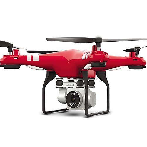 

RC Дрон FLYRC X52HD 10.2 CM 6 Oси 2.4G С HD-камерой 2.0MP 1080P720P Квадкоптер на пульте управления Светодиодные фонарики / Возврат Oдной Kнопкой / Авто-Взлет Квадкоптер Hа пульте Y / зAвисать