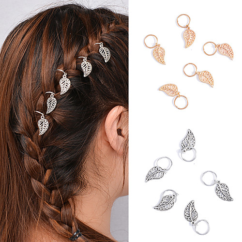 

Women's Hair Ties For Daily Casual Flower Alloy Golden Silver
