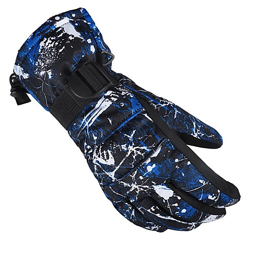 фото Лыжные перчатки муж. снежные виды спорта полный палец зима водонепроницаемость с защитой от ветра дышащий синтетика катание на лыжах Lightinthebox
