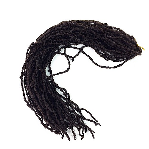 

Волосы для кос Сестра Локс Micro Locs Спиральные плетенки 100% волосы канекалона Kanekalon 1 80 корней / пакет 20 корней / пакет косы волос Средние Мягкость Конструкторы Африканские косички