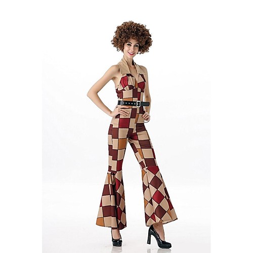 фото Кисточка винтаж в стиле 1960-х хиппи в стиле 1970-х костюм для вечеринки жен. пайетки костюм бежевый винтаж косплей без рукавов классические Lightinthebox