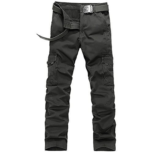 

Men's Hiking Cargo Pants Winter Outdoor Multi-Pocket Wear Resistance Cotton Pants / Trousers Hiking Outdoor Exercise Multisport Army Green S M L XL XXL