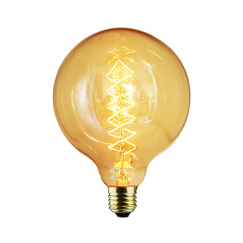 

BriLight 1шт 40 W E26 / E27 / E27 G125 Тёплый белый Лампа накаливания Vintage Эдисон лампочка 220-240 V / 110-130 V
