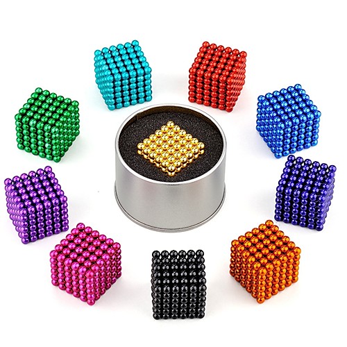 

216 pcs 3mm Magnet Toy Magnetic Balls Building Blocks Super Strong Rare-Earth Magnets Neodymium Magnet Puzzle Cube Neodymium Magnet Stress and Anxiety Relief Focus Toy Office Desk Toys Relieves ADD