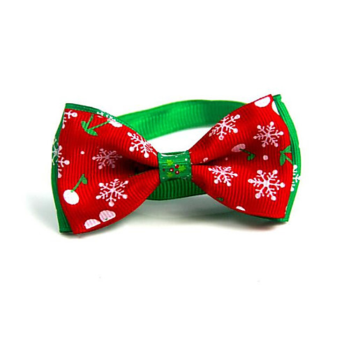 

Cat Dog Collar Tie / Bow Tie Portable Foldable Adjustable Flexible Color Block Lolita Fabric Red Husky Dalmatian Beagle Pug Shih Tzu Poodle