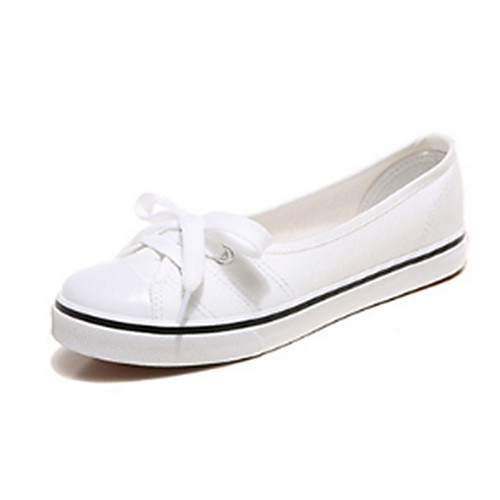 

Жен. Обувь Полотно Весна / Лето Удобная обувь Мокасины и Свитер На плоской подошве Круглый носок Зеленый / Розовый / Светло-синий