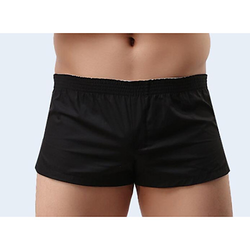 

Муж. Сексуальные платья Однотонный Боксеры 1 шт.