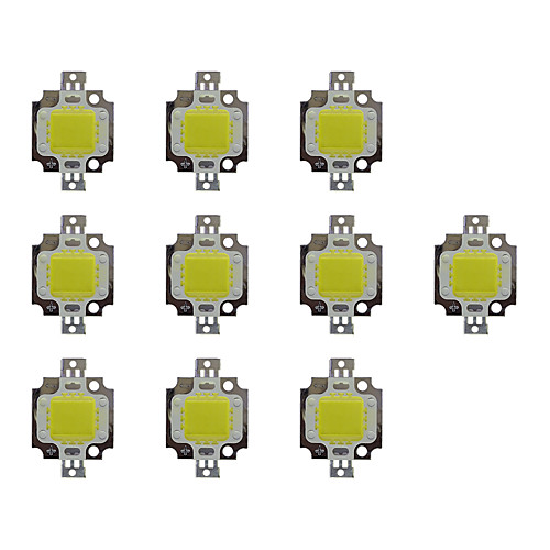 

10 шт. 800 lm Аксессуары для ламп Латунь LED чип 10 W