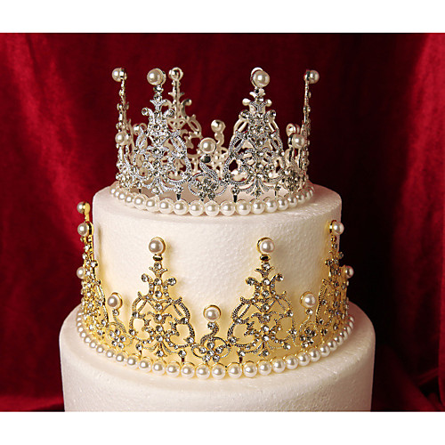 

Украшения для торта Сказка Романтика Мода Милый стиль Принцесса металл Свадьба День рождения с Искусственный жемчуг Металлик 1