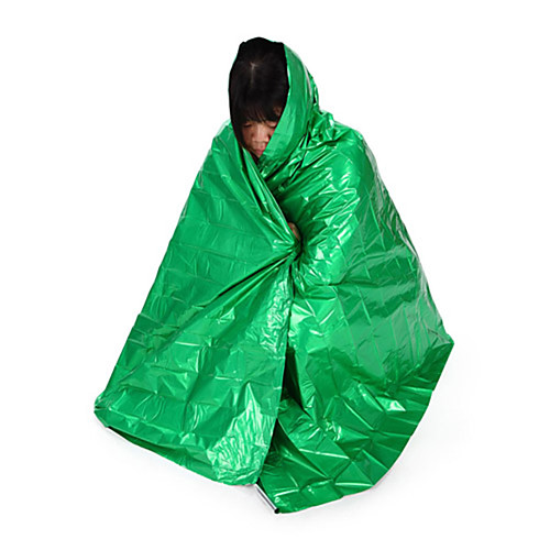 фото Чрезвычайная одеяло спальный мешок для экстренных ситуаций на открытом воздухе походы сохраняет тепло ультрафиолетовая устойчивость толстые отдых и туризм на открытом воздухе для оранжевый зеленый lightinthebox