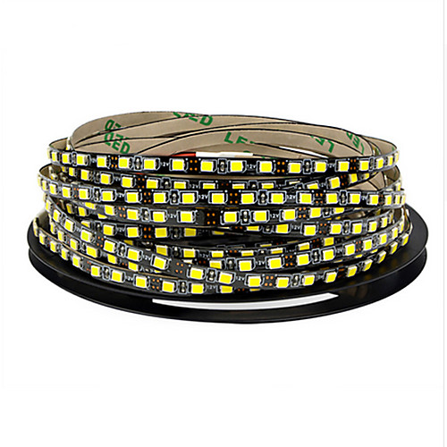 

ZDM 5M LED Light Strips Flexible Tiktok Lights600 LED Super Bright Strip Superior Quality DC12V 2835 SMD 10mm 120LEDs / Meters 5mm Width Black Double Sided PCB Flexible Decorative Soft Belt