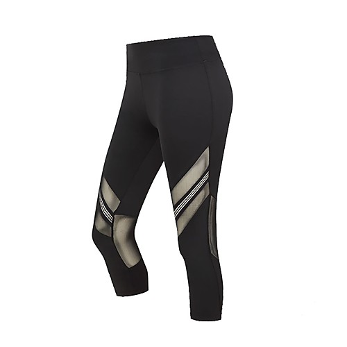 

Women's Running Pants Track Pants Sports Pants Spandex Sports Pants / Trousers 3/4 Tights Leggings Yoga Fitness Gym Workout Workout Exercise Quick Dry Breathability Black
