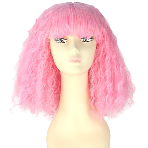 фото Косплэй парики жен. 16 дюймовый термостойкое волокно розовый аниме Lightinthebox