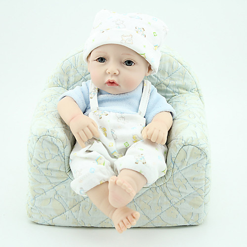 

NPKCOLLECTION 12 inch NPK DOLL Reborn Doll Baby lifelike Cute Hand Made Child Safe Non Toxic 28cm with Clothes and Accessories for Girls' Birthday and Festival Gifts / Kid's / Vinyl / Lovely