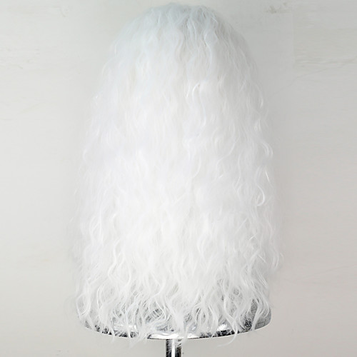 фото Косплэй парики муж. жен. 22 дюймовый термостойкое волокно белый аниме / прицесса Lightinthebox