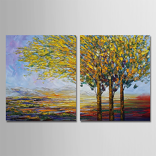 

Hang-роспись маслом Ручная роспись - Пейзаж Modern Включите внутренний каркас / Растянутый холст