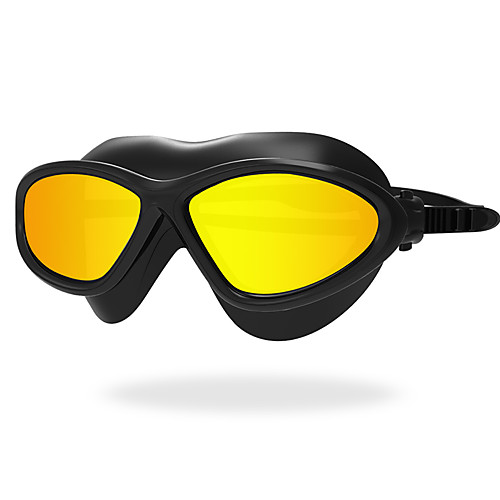 

плавательные очки Водонепроницаемость Противо-туманное покрытие УФ-защита Стойкий к царапинам Небьющийся Фиксирующий шнурок силикагель Поликарбонат желтый белый красный