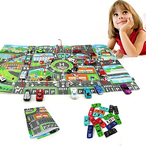 

1:64 Toy Car Vehicles Maps Car Metal Alloy Boys' Girls'