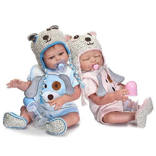 

NPKCOLLECTION NPK DOLL Reborn Doll Girl Doll Baby Girl 20 inch Full Body Silicone Silicone - Newborn lifelike Cute Child Safe Non Toxic Hand Applied Eyelashes Kid's Unisex Toy Gift