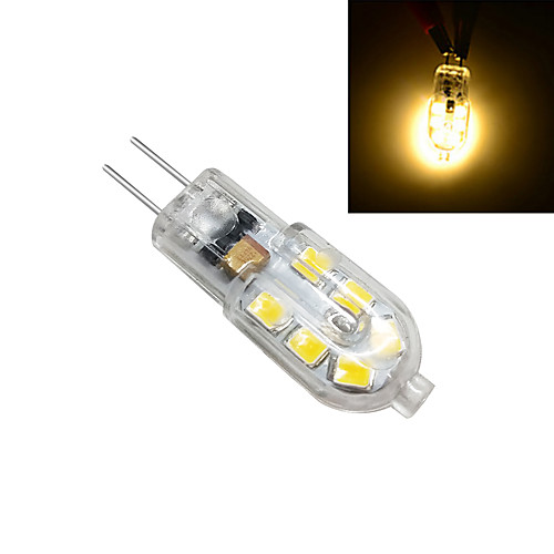 фото Brelong 6 шт. g4 1.5w 12led smd2835 кукурузный свет прозрачный чехол 12v белый / теплый белый Lightinthebox