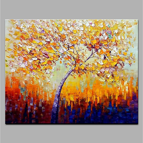 

Oil Painting Hand Painted - Abstract Modern Rolled Canvas