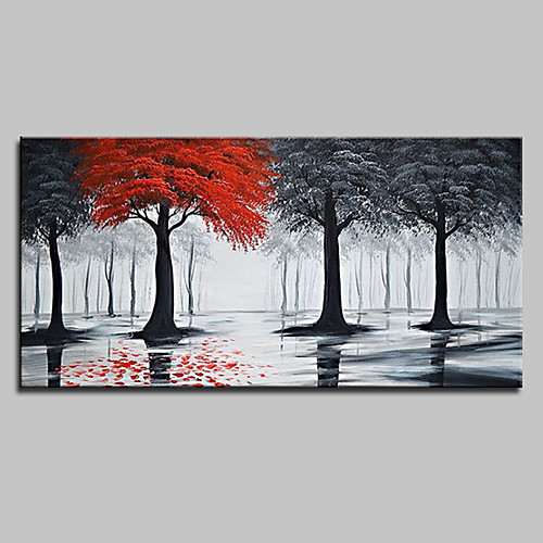 

Mintura Hand Painted Landscape Oil Painting On Canvas Modern Abstract Tree Wall Art Pictures For Home Decoration Ready To Hang