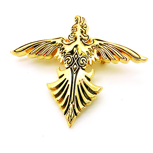 

Badge Inspired by Final Fantasy Anime Cosplay Accessories 1 Brooch Chrome Halloween Costumes