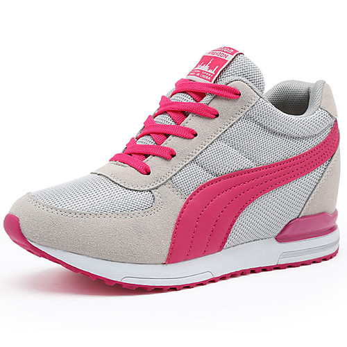 

Women's Sneakers Wedge Heel Round Toe Synthetics Sweet / British Fall / Spring & Summer Dusty Rose / Blue / Black