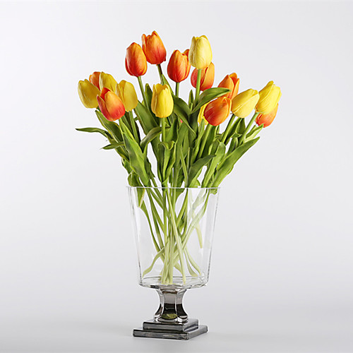 

Искусственные Цветы 10 Филиал Modern Европейский стиль Тюльпаны Букеты на стол