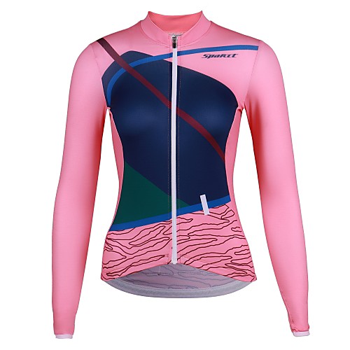 

SPAKCT Women's Long Sleeve Cycling Jersey Pink Animal Bike Jersey Mountain Bike MTB Road Bike Cycling Quick Dry Sports Elastane Polyster Clothing Apparel / Stretchy / Advanced / Expert / Advanced