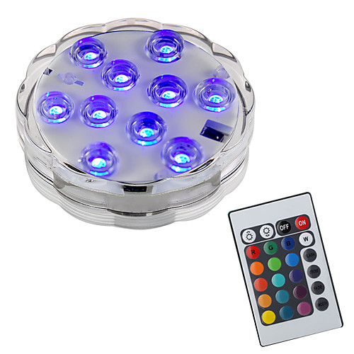 

brelong 1 шт. 10led rgb dive декоративные фонари