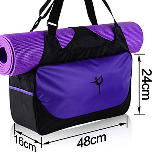фото 20 l сумка для коврика для йоги / сумка-шоппер - аэробика и фитнес, йоги, бикрам-йога большая вместимость, водонепроницаемость, легкость искусственная кожа, ткань ""оксфорд"", экологичность Lightinthebox