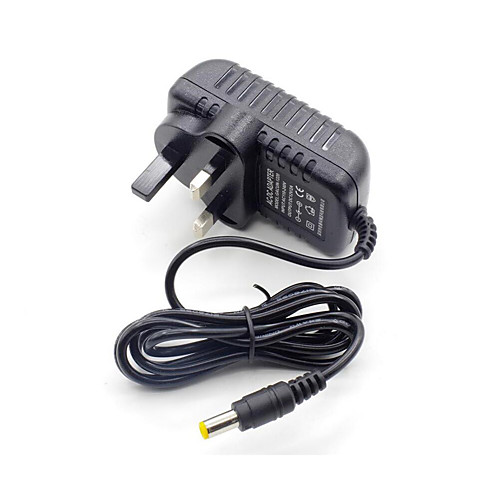 

zdm 1pc us / eu 12v / 2a адаптер питания адаптера / электрический штекер / электрический разъем пластик для светодиодной полосы 24 Вт