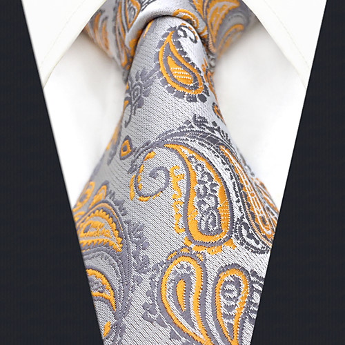 

Men's Party / Work / Basic Necktie - Paisley / Jacquard