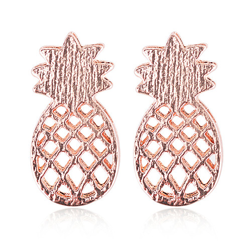 

Жен. Серьги-гвоздики Серьги Ананас Дамы Простой Бижутерия Серебряный / Розовое золото Назначение Повседневные Для улицы