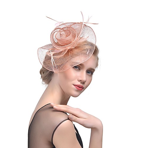 

Лен / Перья Fascinators / Головные уборы с Пух 1шт Свадьба / Особые случаи Заставка