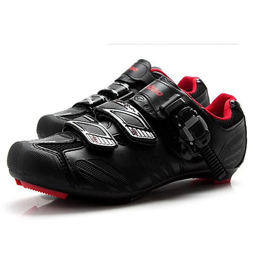 фото Tiebao обувь для шоссейного велосипеда углеволокно противозаносный велоспорт черный / красный муж. обувь для велоспорта / липучка Lightinthebox