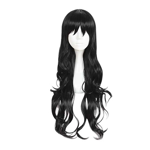 

Cosplay Cosplay Wigs Unisex 28 inch Heat Resistant Fiber Black Black Anime / Other