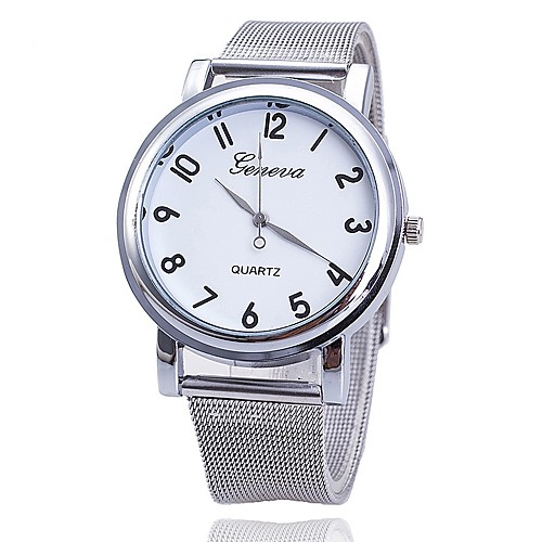 

Women's Luxury Watches Fashion Watch Dress Watch Quartz Silver Casual Watch Analog Ladies Casual Minimalist - White Black One Year Battery Life