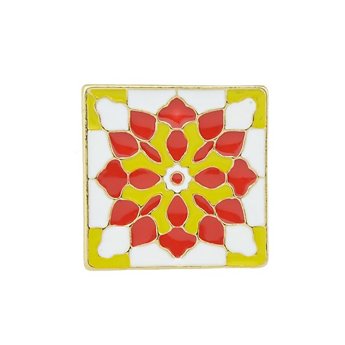 

Brooches Flower Ladies Basic Fashion Brooch Jewelry Yellow Green White For Daily Date
