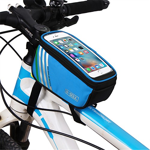 фото Сотовый телефон сумка верхняя сумка для трубки 5.7 дюймовый сенсорный экран велоспорт для iphone 8/7/6s/6 iphone x samsung galaxy s8 / note 8 синий черный красный велосипедный спорт / велоспорт Lightinthebox