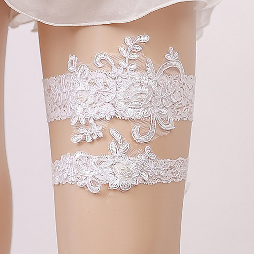 

Lace Classic Jewelry / Vintage Style Wedding Garter With Lace / Gore Garters Wedding / Party & Evening