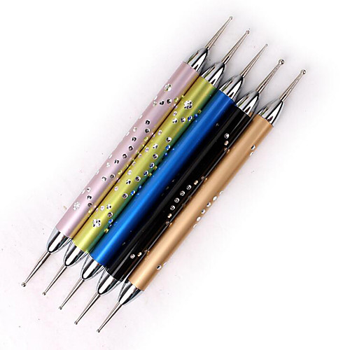 

5pcs Artificial Nail Tips Nail Art Tool Nail Art Kit For Fashionable Design / Lightweight strength and durability nail art Manicure Pedicure Professional / Fashion Daily Wear