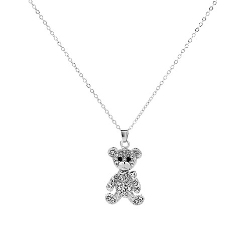 

Pendant Necklace Panda Ladies Cartoon European Metal Alloy White 50 cm Necklace Jewelry For Party Work Bar