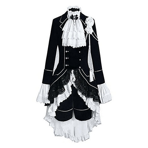 

Inspired by Black Butler Ciel Phantomhive Anime Cosplay Costumes Japanese Cosplay Suits Color Block / Patchwork Long Sleeve Vest / Shirt / Skirt For Men's / Women's / Headpiece