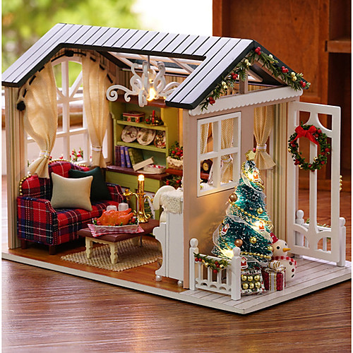 

Dollhouse Creative DIY Exquisite Christmas Mini Furniture Wooden Romantic 1 pcs All Girls' Toy Gift