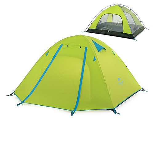 

Naturehike 3 человека Туристические палатки На открытом воздухе С защитой от ветра Дожденепроницаемый Быстровысыхающий Двухслойные зонты Карниза Сферическая Палатка 2000-3000 mm для
