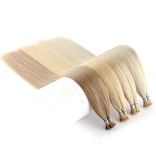 

Neitsi Fusion / I Tip Human Hair Extensions Straight Remy Human Hair Human Hair Extensions Indian Hair Black Blonde 1pack Extention New Arrival Hot Sale Women's Female Medium Brown