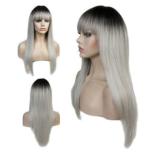 

Synthetic Wig Straight Bob Wig Blonde Long Light Brown Auburn Blonde Grey Strawberry Blonde / Medium Auburn Synthetic Hair Women's 100% kanekalon hair Blonde Light Brown StrongBeauty